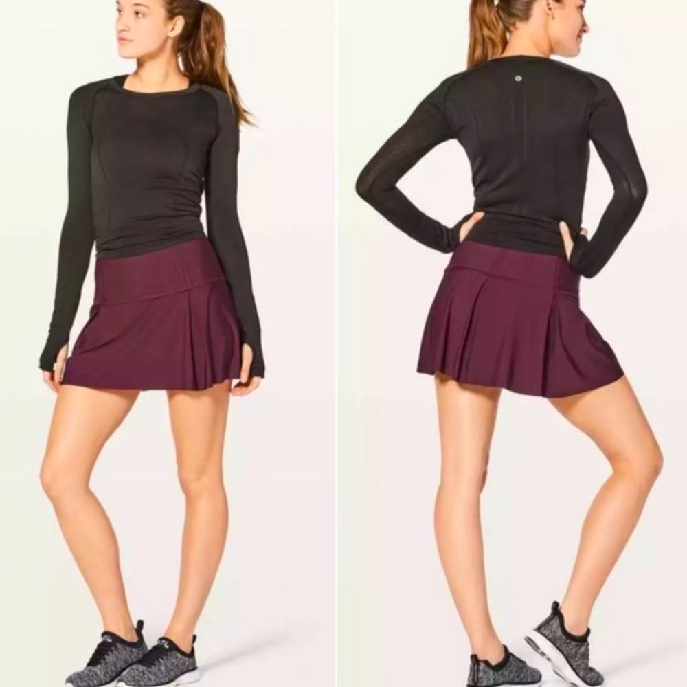 RARE NO LONGER SOLD Lululemon Lost In Pace Skirt